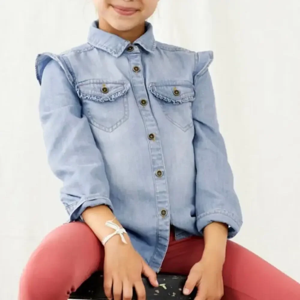Matilda Jane size 4‎ Lyle’s Button Down Denim Shirt